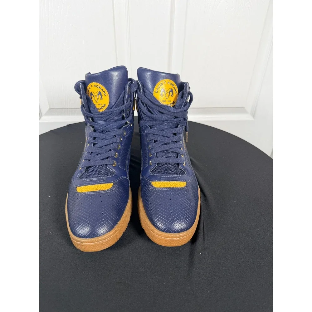 Puma x David T. Howard High School High Top Sneakers Men's 9.5 Blue Gold Rare